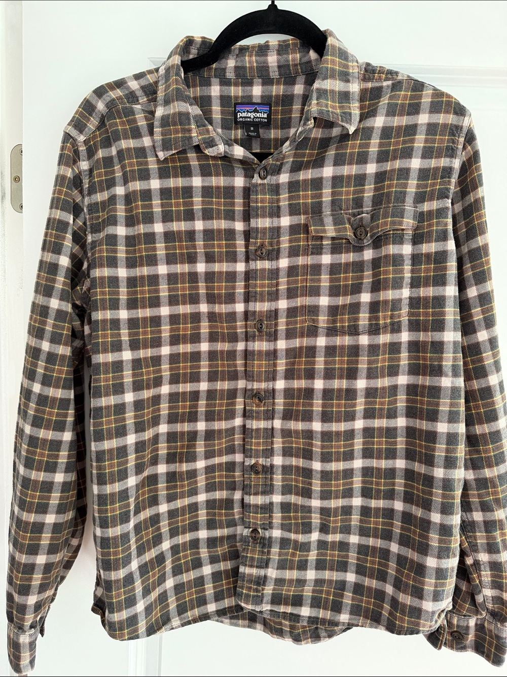 Patagonia Lightweight Fjord Flannel Shirt Size M